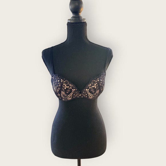 Victoria's Secret Other - Victoria's Secret Very Sexy 34B Black Lace Demi Bra Whimsigoth Romantic Intimate